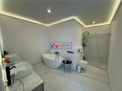 Vanzare casa individuala zona linistita, constructie noua, arhitectura moderna, piscina, alee privata, Andrei Muresanu - foto 13