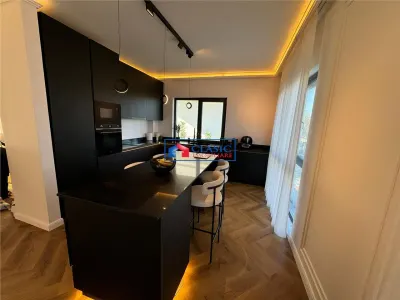 Vanzare casa individuala zona linistita, constructie noua, arhitectura moderna, piscina, alee privata, Andrei Muresanu - foto 14