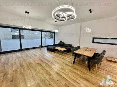 Apartament mobilat si utilat cu 3 camere de inchiriat + gradina 28mp in zona de  Nord/ 6 min Scoala Americana - foto 6