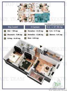 Promotie de Toamna! Apartament 3 camere cu finisaje premium in Militari Residence. - foto 2