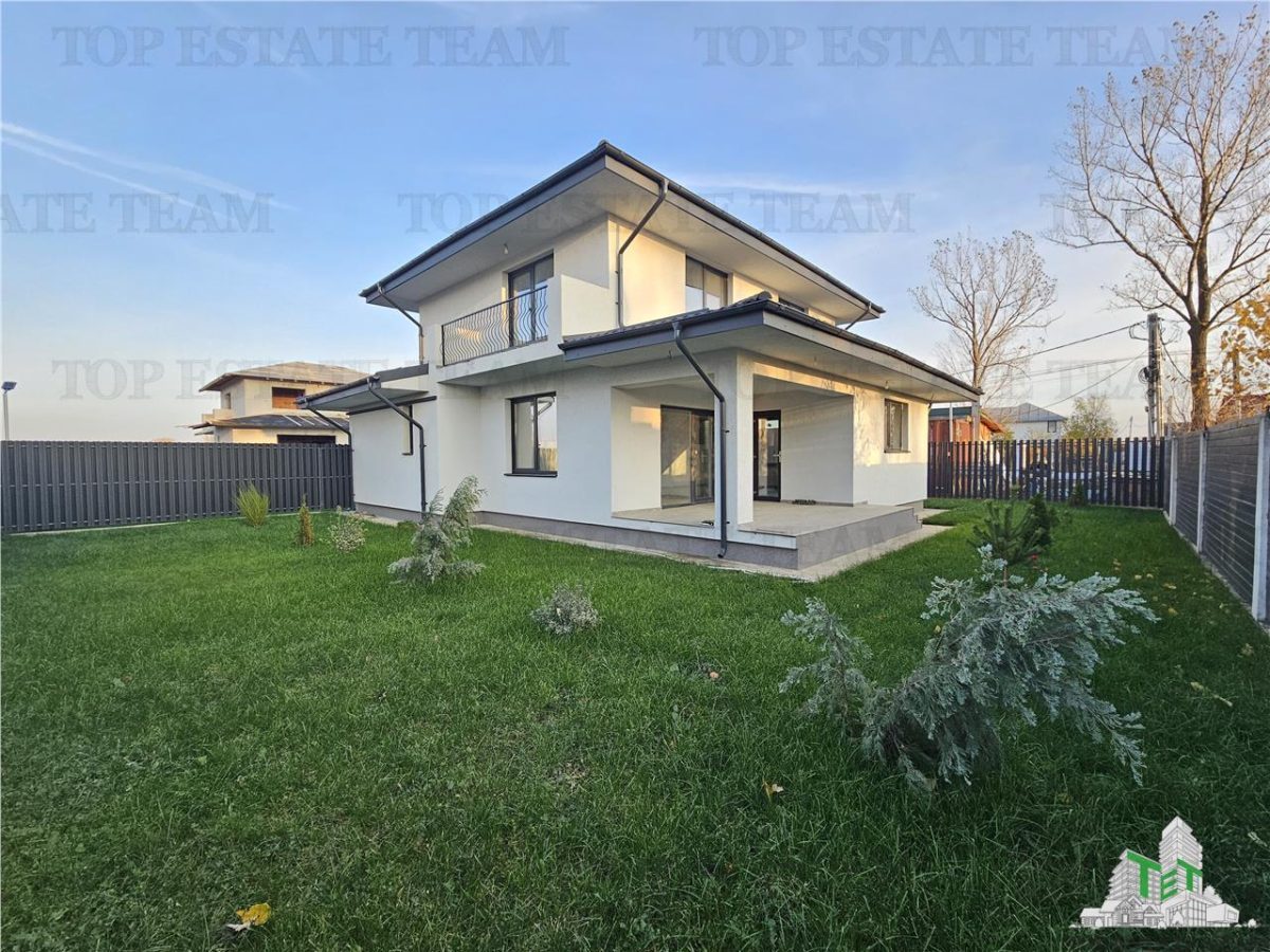 Vila lux 4 camere (dormitor parter) in Domnesti(Teghes) - Teghes
