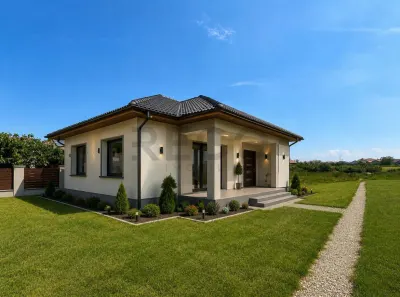 RECO Casa la rosu in Santandrei- la asfalt - Santandrei