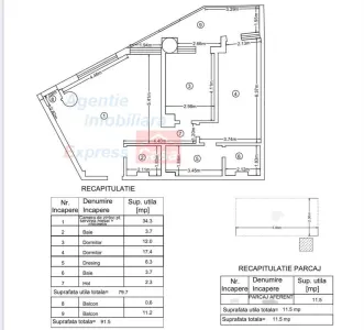 Apartament 3 camere, etaj intermediar, bloc nou, Tatarasi - foto 17