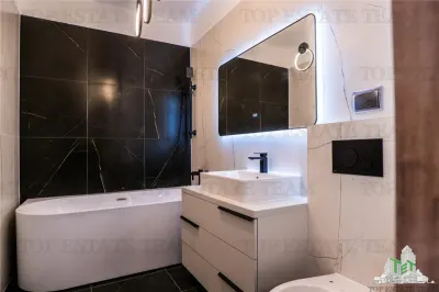 Vanzare imediata. Acte complete. Apartament deosebit 3 camere etaj 9 vedere la lac - foto 9