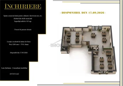 Spatiu comercial Braytim - Esso de inchiriat - Giroc