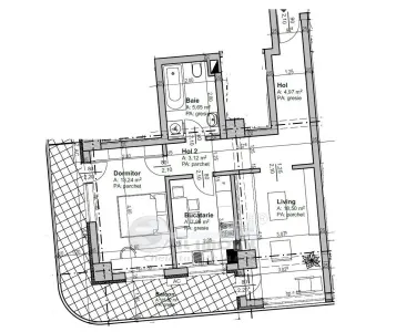 Apartament 2 cam.decomandat+loc parcare subteran Complex Himson - foto 13
