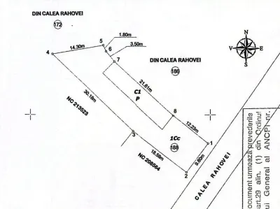 Teren 469 mp si Casa (101 mp), Piata Cosbuc - foto 3