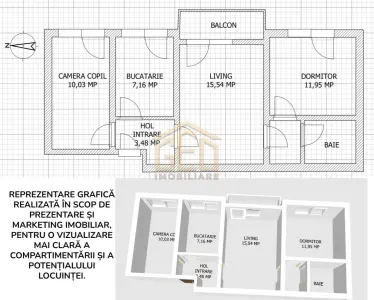Apartament 3 camere etaj 2 in Moldova Noua - foto 10