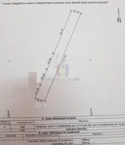 Teren intravilan de constructii - 1438mp, Cazasu, toate utilitatile - Cazasu