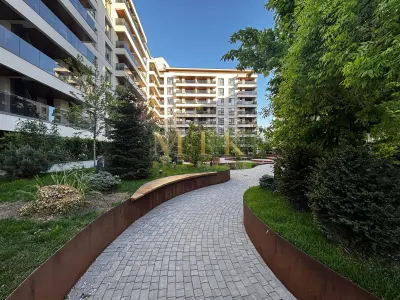 Apartament lux 3 Camere - mobila ROVERE | Curte privata 63 mp | Nusco City - foto 19