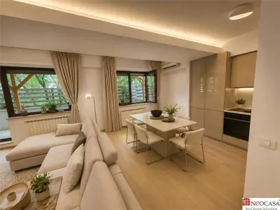 Herastrau, 3 CAMERE FRUMOS MOBILAT, LA PARTER, CU TERASA 60MP - foto 3
