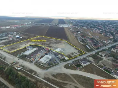 Cumpana- teren de vanzare 26000 mp parcelabil cu platforma betonata - foto 2