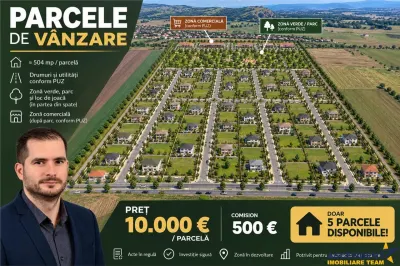 Parcela de teren 503 mp, Bod - Sanpetru - Bod