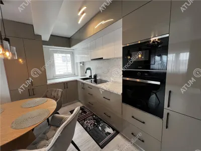 Apartament modern cu 3 camere si 2 balcoane etaj 2 zona Brana din Selimbar - foto 5