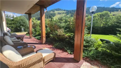 Casă de vacanță în Bucovina | Șaru Dornei | 10 camere cu băi proprii | Salon 130 mp | 650.000 Euro | Comision 0 - foto 3