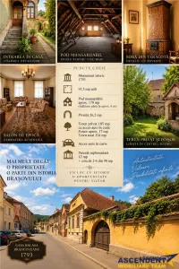 Resedinta istorica,teren privat,pivnita,pod,foisor,detalii originale,potential: rezidential,cultural,boutique. - foto 1