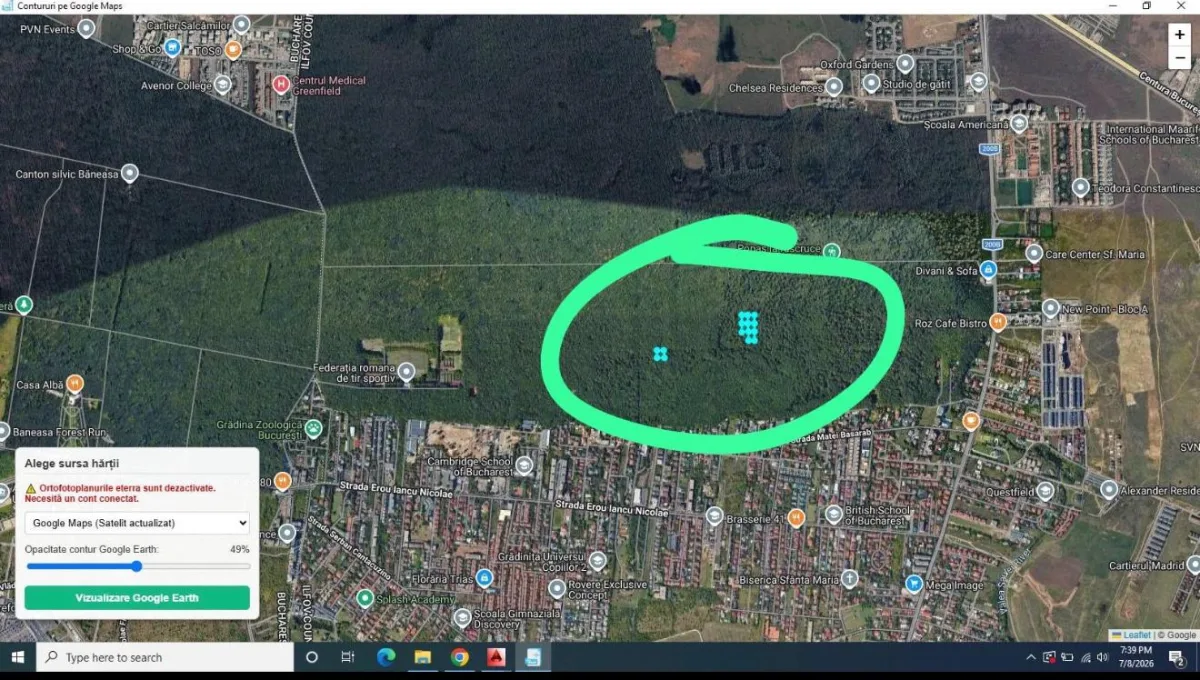 Vând 7500mp pădure langa Iancu Nicolae. Ideală pentru investiție compensare silvică - Voluntari
