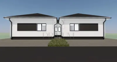 JUMĂTATE DE DUPLEX | 4 CAMERE | 105 MP UTILI | TEREN 374 MP | - Mosnita Noua