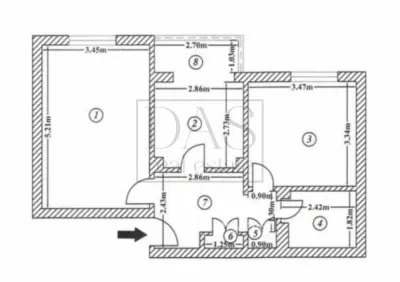 Apartament 2 camere | Baneasa | Horia Macelariu | Renovat - foto 8